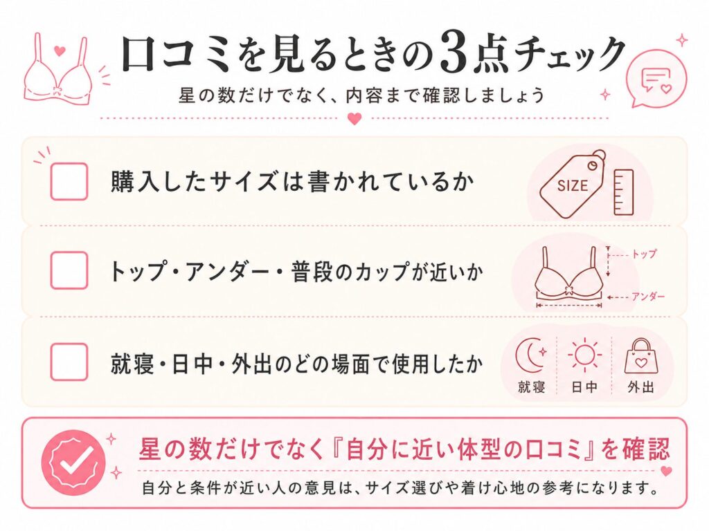 emmerday!の口コミは購入サイズ・体型・使用場面まで確認する
