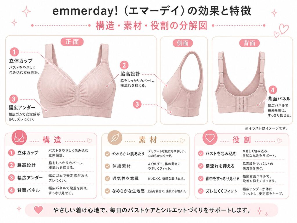 emmerday!(エマーデイ)の効果と特徴