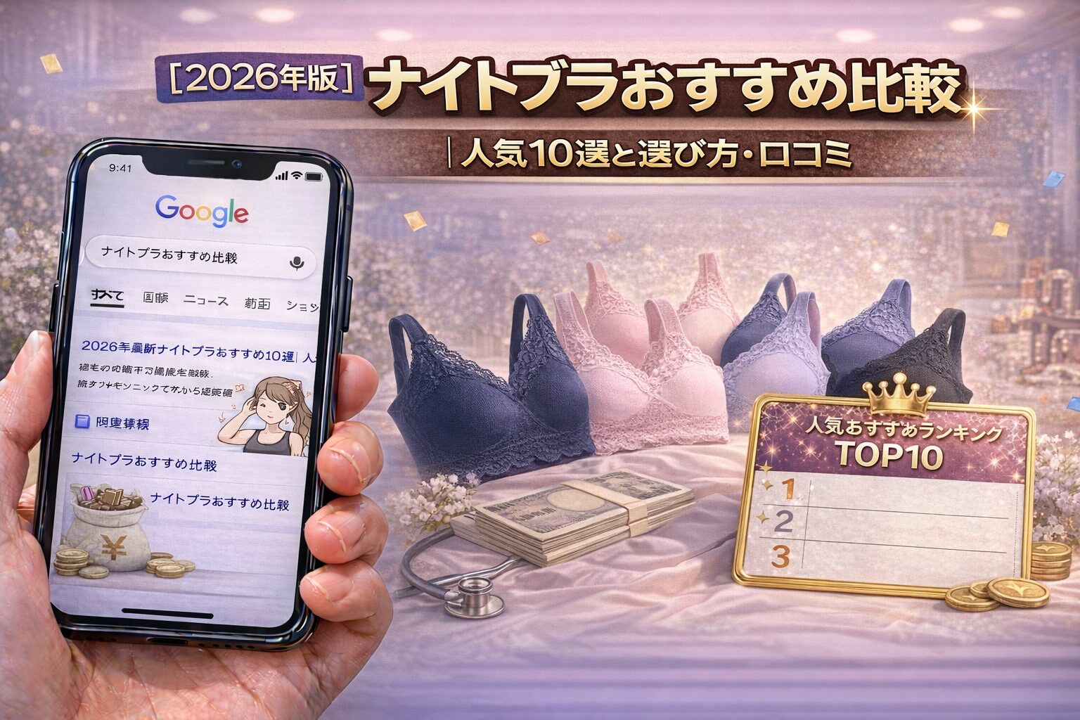 【2026年版】ナイトブラおすすめ比較｜人気10選と選び方・口コミ