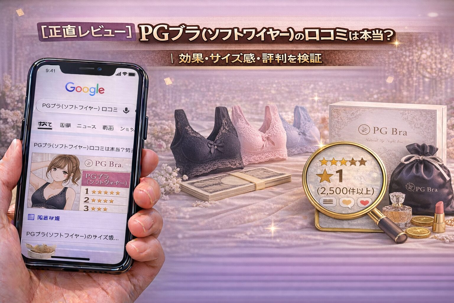 【正直レビュー】PGブラ（ソフトワイヤー）の口コミは本当？効果・サイズ感・評判を検証