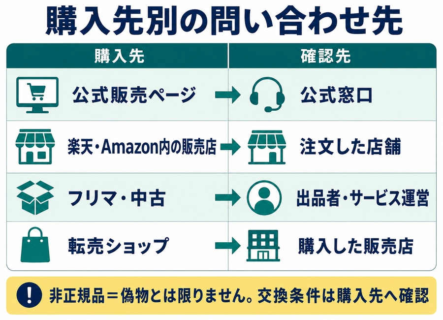 アップミースタイリングブラの非正規品・転売品は交換不可