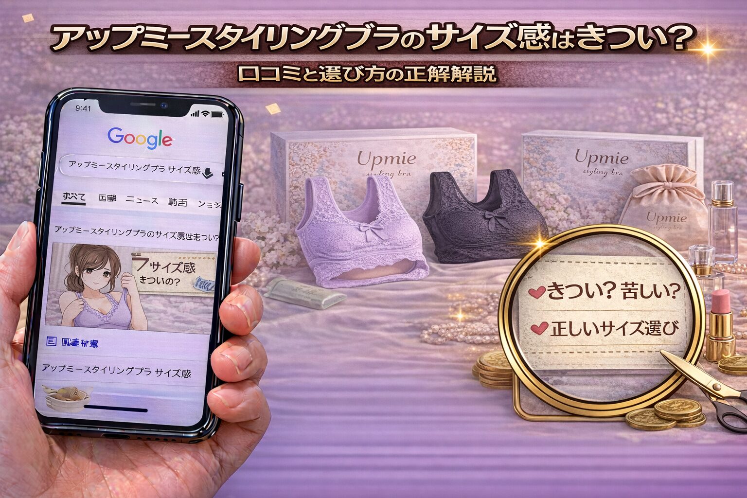 アップミースタイリングブラサイズ感の正解！きつい？失敗しない選び方を解説